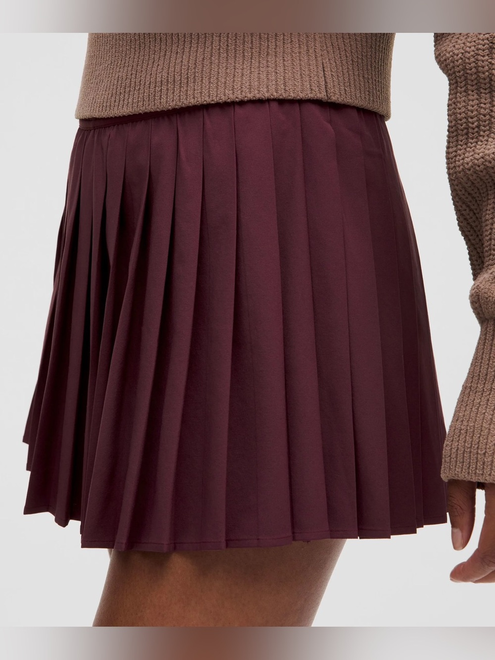 Lululemon High-Rise Pleated Tennis Skirt Garnet Size 4 Like-New